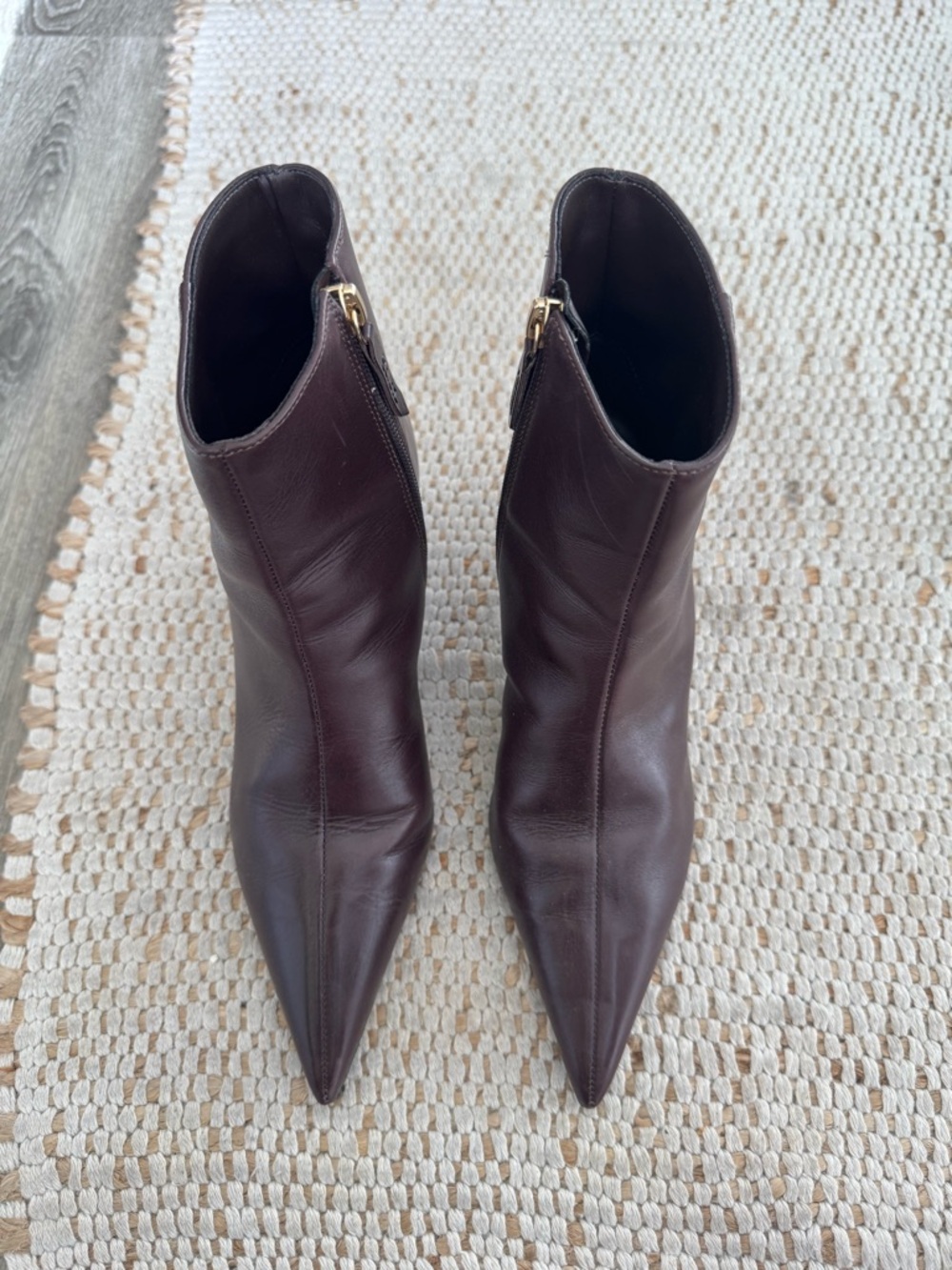 SCHUTZ Mikki Mid Bootie - Dark Chocolate - Picture 2 of 7